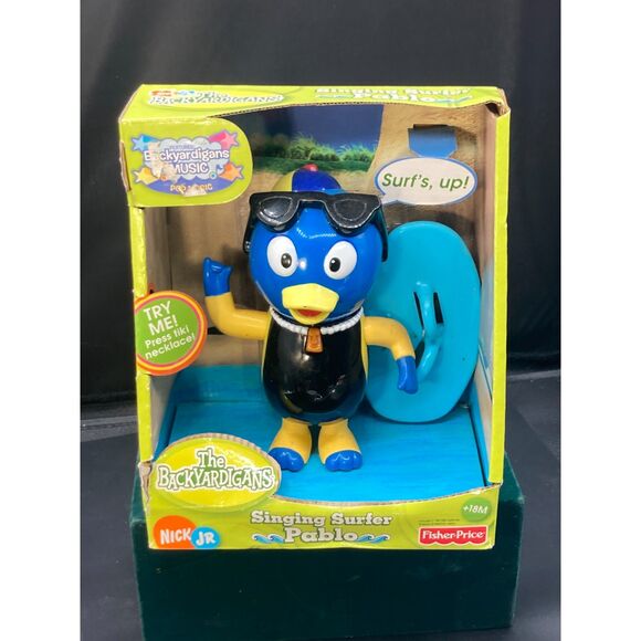 Singing Surfer Pablo Backyardigans NEW Talking NIB NRFB 2006 Fisher Price - Picture 1 of 4